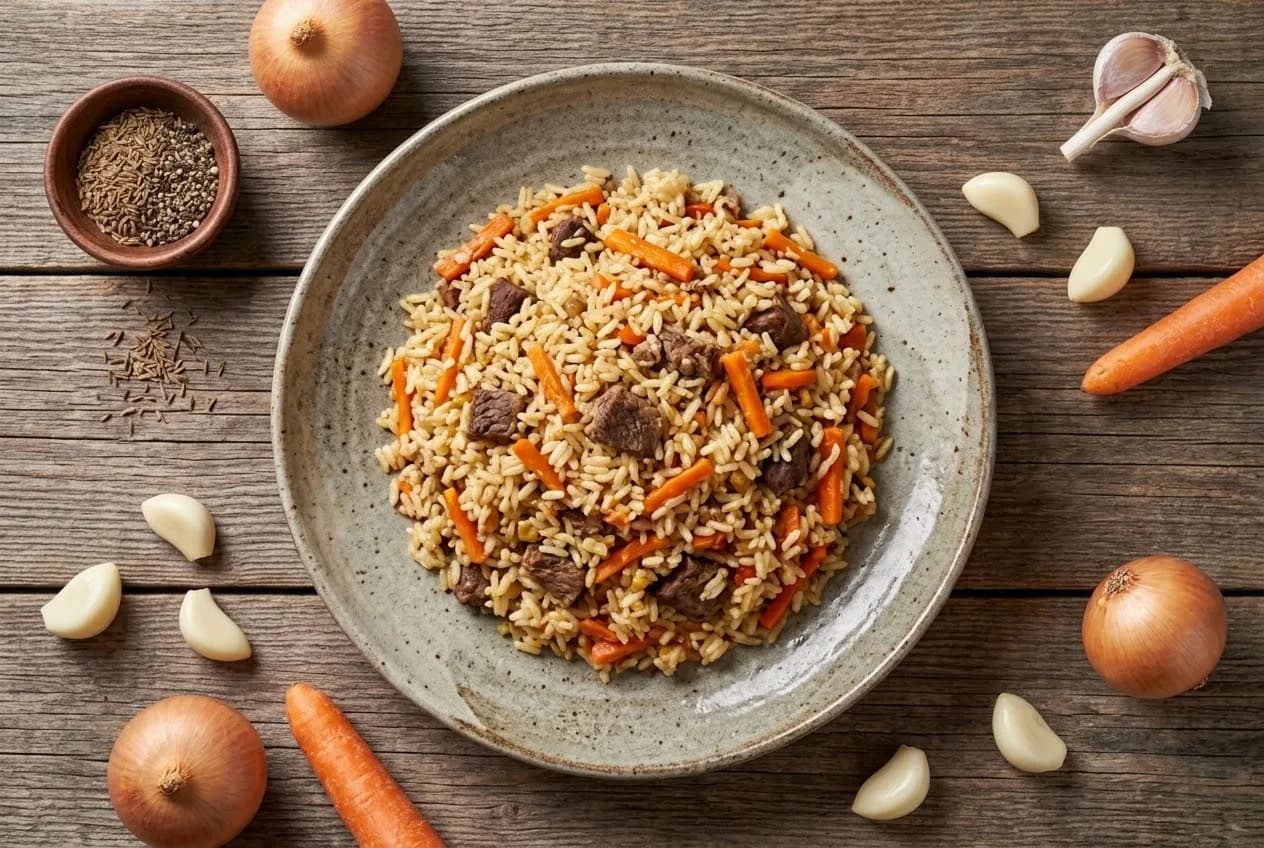 Плов с говядиной 250 гр